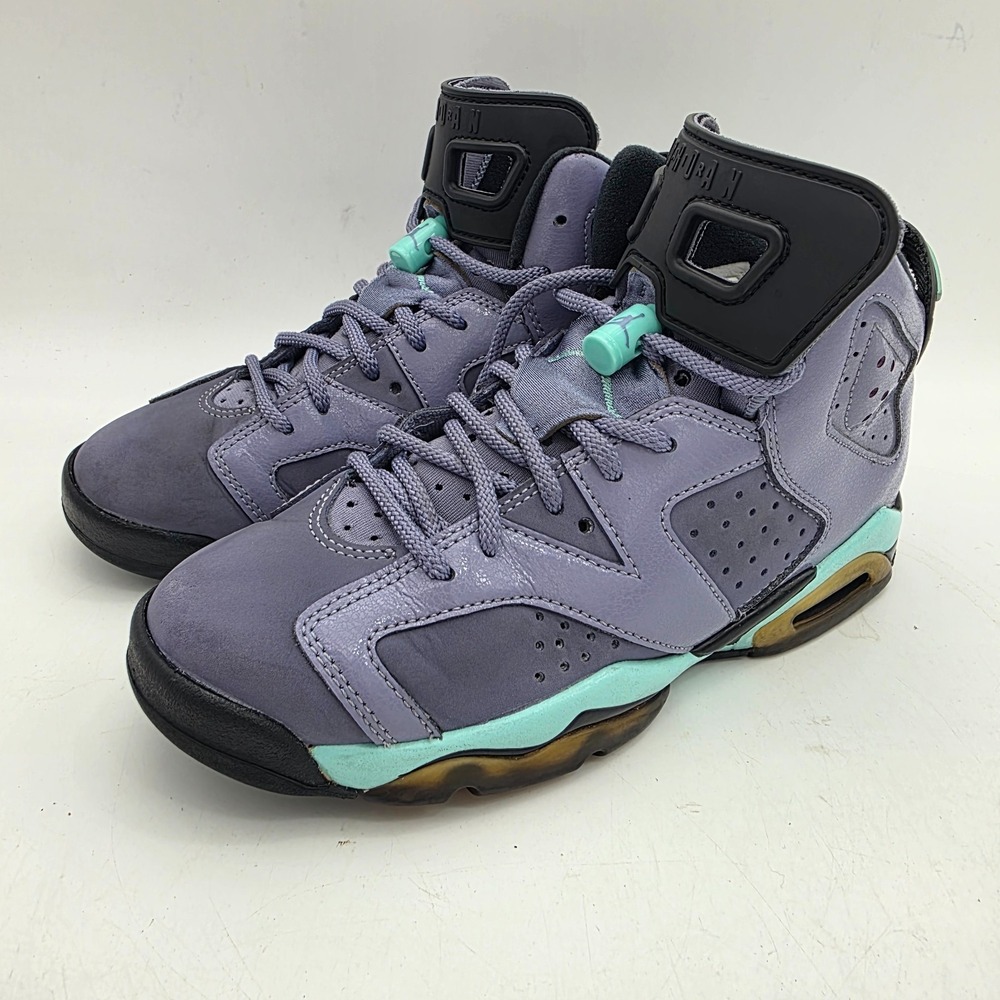 Nike Air Jordan 6 Retro GG 'Iron Purple'  YOUTH Size 5.5Y 543390-508